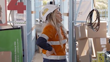 Courtney experienced two SVT attacks on the set of The Block before her most recent one was caught on camera, she revealed to nine.com.au 
