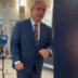 Tom Tate swearing at journo
