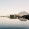 Beautiful Tofino Harbour showcases the island’s charm.