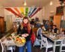 New dawn for shopping: Astrid Ryan, project manager of The Inconvenience Store in Thornbury, a supermarket where customers will pay what they feel is the right price for goods. 