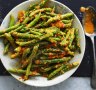 Green beans in coconut cream.
