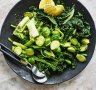 Lemon pepper greens