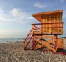The lifeguard tower at South Beach.