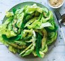 Japanese green avocado salad.