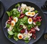 American spinach salad.