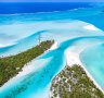 Aitutaki lagoon is one of the Pacific's most beautiful.
