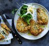 Chicken Kiev with garlic butter.