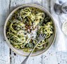 Hetty McKinnon's spinach and walnut pesto pasta.
