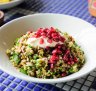 Hellenic Republic's popular Cypriot grain salad is packed with protein-packed lentils. 