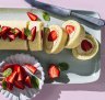 Adam Liaw recipe : Strawberries and cream roll cake
Photograph by William Meppem (photographer on contract, no restrictions)