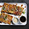 Adam Liaw's soy-marinated tofu with chilli and black vinegar.
