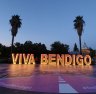 Head to Rosalind Park in the heart of the city at dusk to get a selfie with the Viva Bendigo installation. 