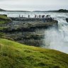 2K73MFJ Gullfoss Waterfall, along the Golden Circle, Gullfoss Iceland, Europe SatDec3OneOnly

Photo: Alamy