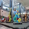 Art Guitars in the Austin-Bergstrom Airport.