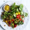 Turmeric, ginger and coconut create a brightly coloured, flavour-packed dressing.