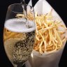 John Noble: 'French fries are one of the best combinations with champagne.'