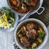 Jill Dupleix's chicken tagine with figs and olives.