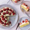 Adam Liaw's strawberry and almond cream tart.