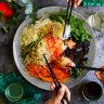 Lunar New Year good luck salad.