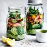 Salad in a jar.