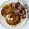 Sweet and savoury: Pumpkin spice pancakes.