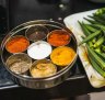 Vegan cooking class in Udaipur, India.