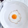 The perfect fried egg with a lace border.