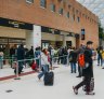 Passengers at the Marco Polo International Airport.