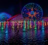 the gorgeous World of Color is a Bellagio on steroids water, laser and projection show.