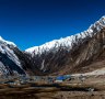 After the earthquake in 2015 Langtang, Langtang Valley.