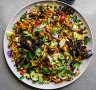 Thai coriander chicken noodle salad.