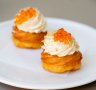 Crisp choux pastry puff filled with oyster cream. 