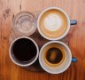 Cavalier's coffee tasting flight. 