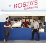 A top sandwich in a panel beaters? It must be Kosta's in Rockdale