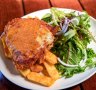 The chicken parmigiana doesn't disappoint.