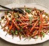 This carrot salad is vegan-friendly.