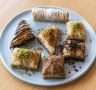 Assorted baklava  pastries with traditional and original flavours.