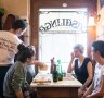 Lunch service at 'Alla Vecchia Bettola', Florence, Italy.