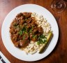 Hungarian goulash at The Little Hungarian, Caulfield South.