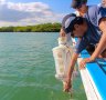 Daniel Unda from the Charles Darwin Foundation (CDF) on Santa Cruz Island.