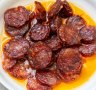 Tip: Save the sausage's paprika-tinted oil and swirl it through mayonnaise.