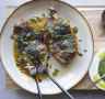 Spice roasted chicken and chimichurri.
