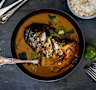 Pumpkin rendang curry.