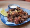 Karaage chicken.