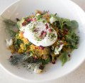 Persian rice kedgeree: any dish with rose petals in it is a winner.