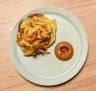 Roti and Vegemite curry.
