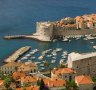 The marina and Old Town of Dubrovnik.