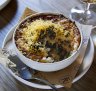 Go-to dish: Nick's fisherman's pie.