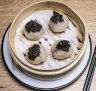 Bug, prawn and truffle dumplings. 