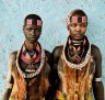Two young women from the Hamar tribe, in the Turmi area of the isolated South Omo Valley.